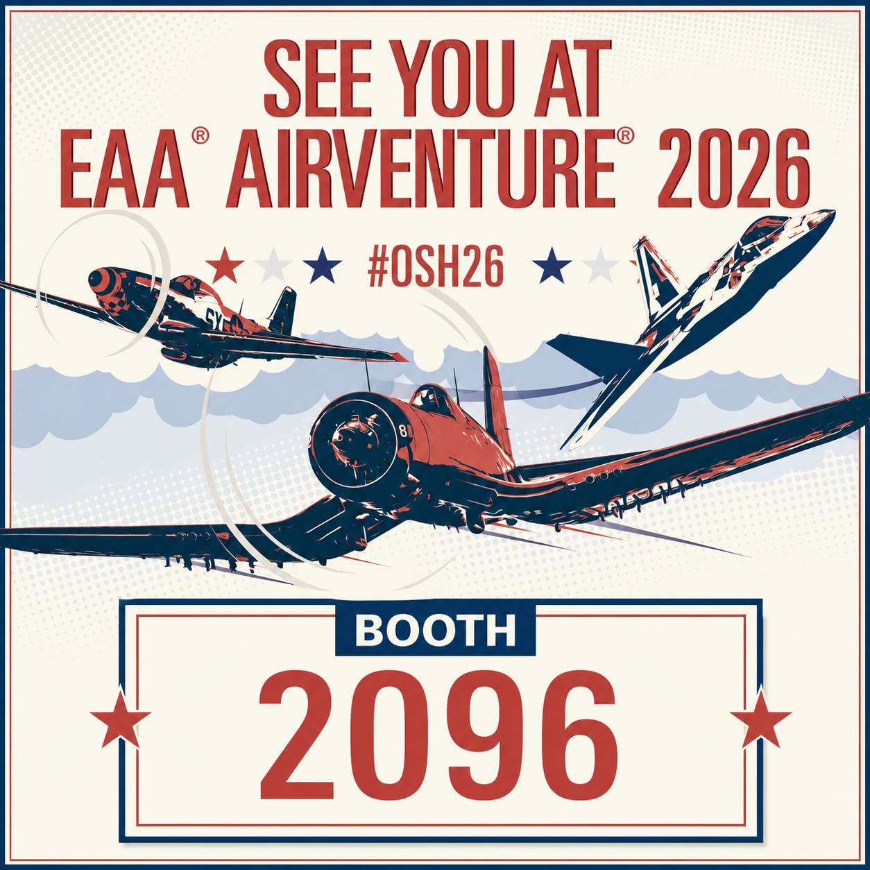 AirLogbooks Oshkosh aviation trade show booth design
